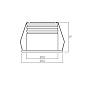 ART-R-042 LED светильник встраиваемый Downlight   -  Встраиваемые светильники 